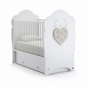 Детская кровать Nuovita Fortuna swing поперечный, цвет - Bianco/Белый (Nuovita, FORS_079)